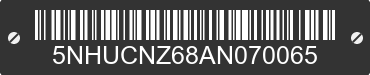 2010 FOREST RIVER Century Series 5NHUCNZ68AN070065 VIN decoded