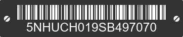 2025 FOREST RIVER Challenger 5NHUCH019SB497070 VIN decoded
