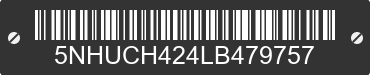 2020 FOREST RIVER Challenger 5NHUCH424LB479757 VIN decoded