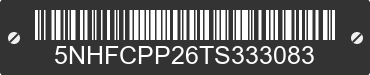 2026 FOREST RIVER Chaparral 5NHFCPP26TS333083 VIN decoded