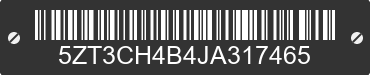 2018 FOREST RIVER Chaparral 5ZT3CH4B4JA317465 VIN decoded