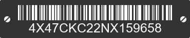 2022 FOREST RIVER Cherokee 4X47CKC22NX159658 VIN decoded