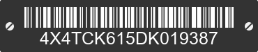 2013 FOREST RIVER Cherokee 4X4TCK615DK019387 VIN decoded