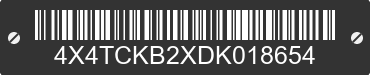 2013 FOREST RIVER Cherokee 4X4TCKB2XDK018654 VIN decoded