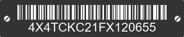 2015 FOREST RIVER Cherokee 4X4TCKC21FX120655 VIN decoded