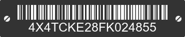 2015 FOREST RIVER Cherokee 4X4TCKE28FK024855 VIN decoded