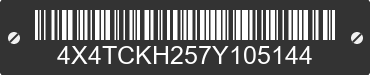 2007 FOREST RIVER Cherokee 4X4TCKH257Y105144 VIN decoded