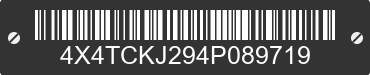 2004 FOREST RIVER Cherokee 4X4TCKJ294P089719 VIN decoded