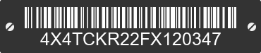 2015 FOREST RIVER Cherokee 4X4TCKR22FX120347 VIN decoded