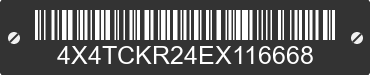 2014 FOREST RIVER Cherokee 4X4TCKR24EX116668 VIN decoded