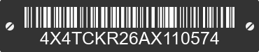 2010 FOREST RIVER Cherokee 4X4TCKR26AX110574 VIN decoded