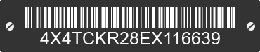 2014 FOREST RIVER Cherokee 4X4TCKR28EX116639 VIN decoded