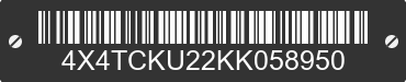 2019 FOREST RIVER Cherokee 4X4TCKU22KK058950 VIN decoded