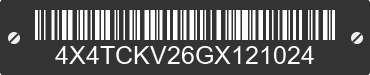2016 FOREST RIVER Cherokee 4X4TCKV26GX121024 VIN decoded