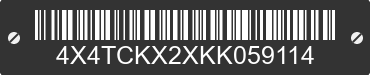2019 FOREST RIVER Cherokee 4X4TCKX2XKK059114 VIN decoded