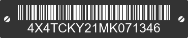 2021 FOREST RIVER Cherokee 4X4TCKY21MK071346 VIN decoded