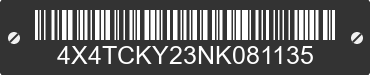 2022 FOREST RIVER Cherokee 4X4TCKY23NK081135 VIN decoded
