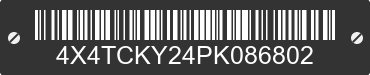 2023 FOREST RIVER Cherokee 4X4TCKY24PK086802 VIN decoded