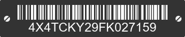 2015 FOREST RIVER Cherokee 4X4TCKY29FK027159 VIN decoded