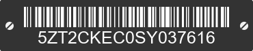 2025 FOREST RIVER Cherokee 5ZT2CKEC0SY037616 VIN decoded