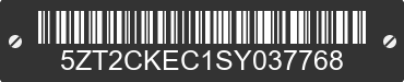 2025 FOREST RIVER Cherokee 5ZT2CKEC1SY037768 VIN decoded