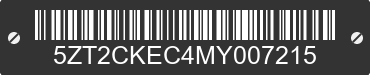 2021 FOREST RIVER Cherokee 5ZT2CKEC4MY007215 VIN decoded