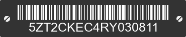 2024 FOREST RIVER Cherokee 5ZT2CKEC4RY030811 VIN decoded