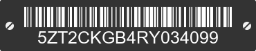 2024 FOREST RIVER Cherokee 5ZT2CKGB4RY034099 VIN decoded