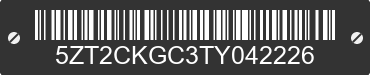 2026 FOREST RIVER Cherokee 5ZT2CKGC3TY042226 VIN decoded