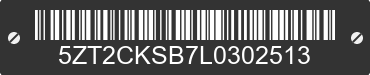 2020 FOREST RIVER Cherokee 5ZT2CKSB7L0302513 VIN decoded