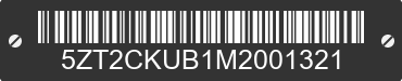 2021 FOREST RIVER Cherokee 5ZT2CKUB1M2001321 VIN decoded