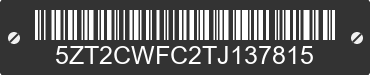 2026 FOREST RIVER Clipper Towable 5ZT2CWFC2TJ137815 VIN decoded