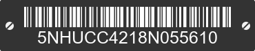 2008 FOREST RIVER Continental Cargo 5NHUCC4218N055610 VIN decoded