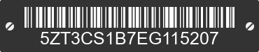 2014 FOREST RIVER Crusader 5ZT3CS1B7EG115207 VIN decoded