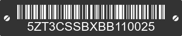 2011 FOREST RIVER Crusader 5ZT3CSSBXBB110025 VIN decoded