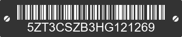 2017 FOREST RIVER Crusader 5ZT3CSZB3HG121269 VIN decoded