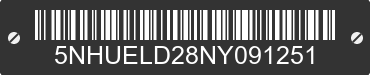 2022 FOREST RIVER Eliminator 5NHUELD28NY091251 VIN decoded