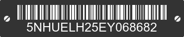 2014 FOREST RIVER Eliminator 5NHUELH25EY068682 VIN decoded