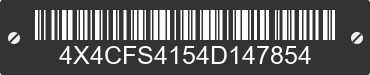 2004 FOREST RIVER Flagstaff Camping Trailer 4X4CFS4154D147854 VIN decoded