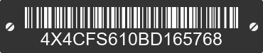 2011 FOREST RIVER Flagstaff Camping Trailer 4X4CFS610BD165768 VIN decoded