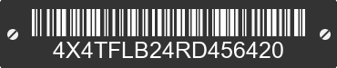2024 FOREST RIVER Flagstaff Lite Weight Trailers 4X4TFLB24RD456420 VIN decoded