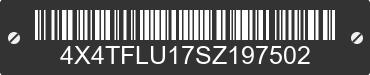 2025 FOREST RIVER Flagstaff Lite Weight Trailers 4X4TFLU17SZ197502 VIN decoded