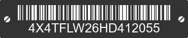 2017 FOREST RIVER Flagstaff Lite Weight Trailers 4X4TFLW26HD412055 VIN decoded