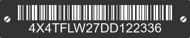 2013 FOREST RIVER Flagstaff Lite Weight Trailers 4X4TFLW27DD122336 VIN decoded