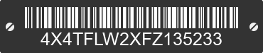 2015 FOREST RIVER Flagstaff Lite Weight Trailers 4X4TFLW2XFZ135233 VIN decoded
