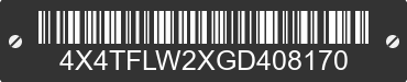 2016 FOREST RIVER Flagstaff Lite Weight Trailers 4X4TFLW2XGD408170 VIN decoded