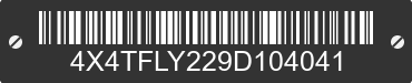 2009 FOREST RIVER Flagstaff Lite Weight Trailers 4X4TFLY229D104041 VIN decoded