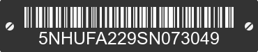 2025 FOREST RIVER Force 5NHUFA229SN073049 VIN decoded