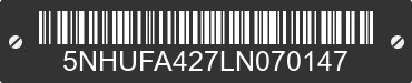 2020 FOREST RIVER Force 5NHUFA427LN070147 VIN decoded
