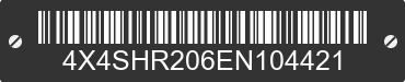 2014 FOREST RIVER Hardside 4X4SHR206EN104421 VIN decoded